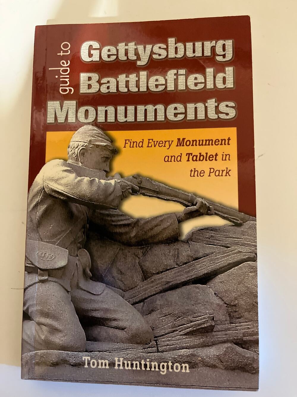 Gettysburg Battlefield monuments guide by Tom Huntington